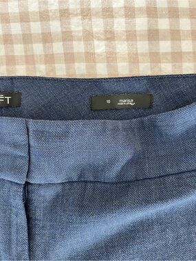 LOFT Marisa Cropped Pants in Denim Blue